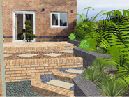 Meredith Landscape Gardener Swansea - 3D DESIGN
