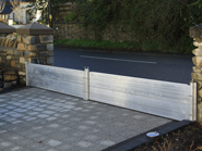 Flood barrier installed - AFTER